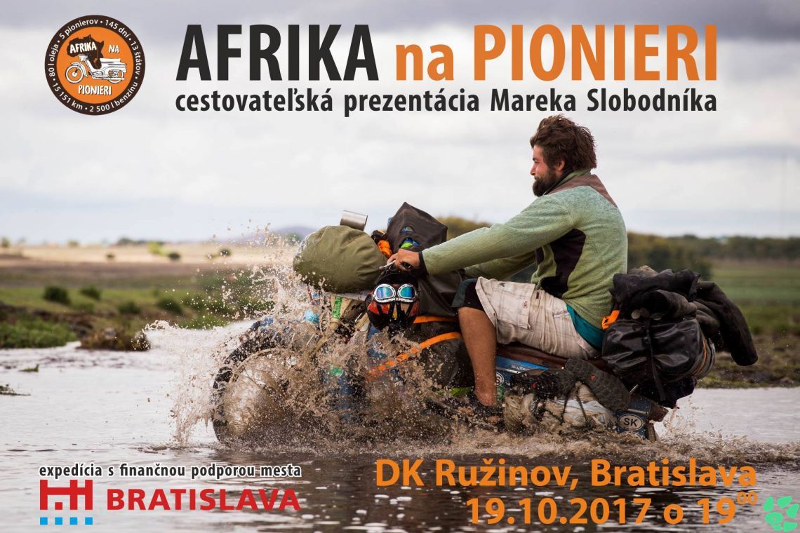 Bratislava- DK Ružinov: Afrika na Pionieri s Marekom Slobodníkom